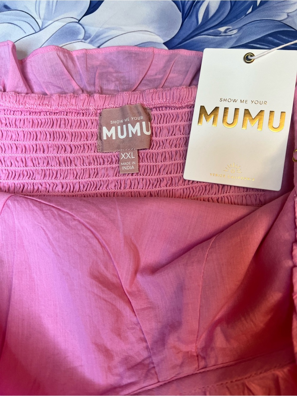 Show Me Your MuMu Jolene Pink Lemonade Ruffle Midi Dress with Buckle Belt - Picture 9 of 16